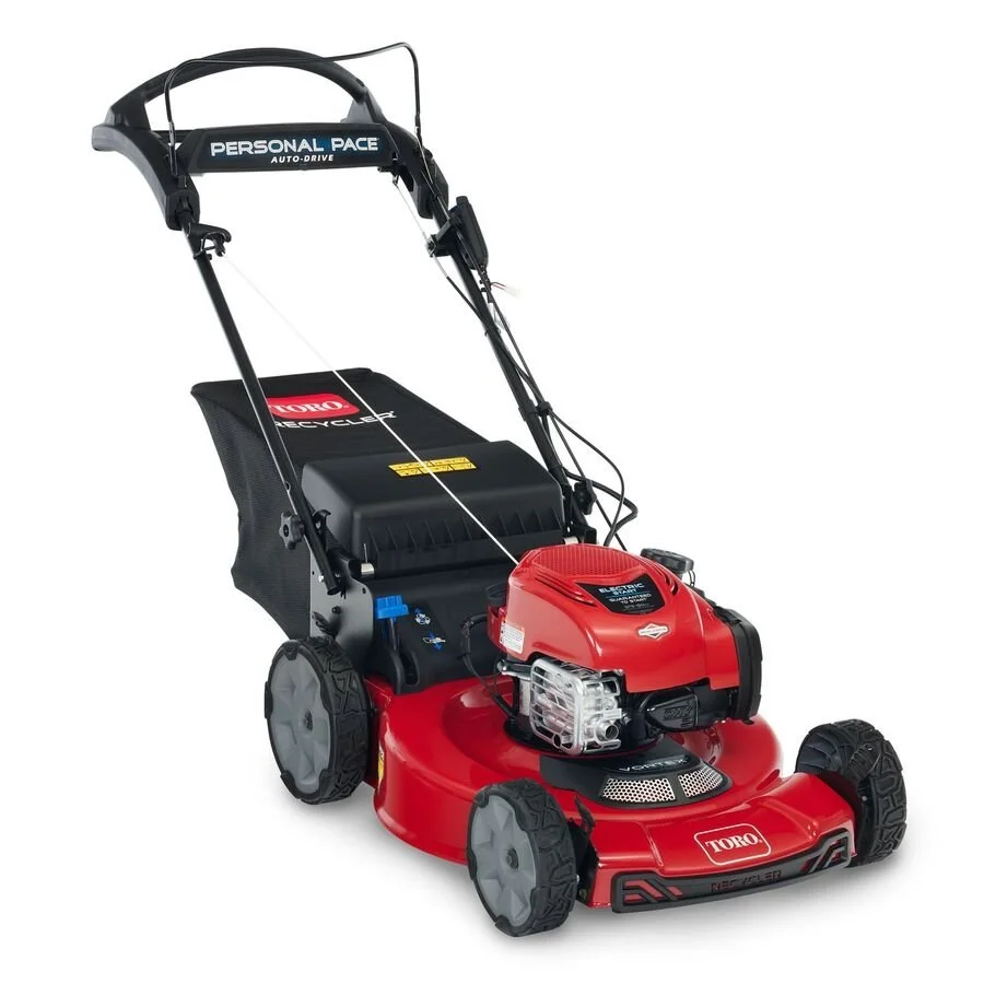 Toro 22″ Electric-Start Recycler Personal Pace Self-Propelled Gas Lawn Mowers