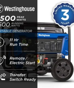 Westinghouse WGen7500c 9500 Peak Watt Portable Generators - Image 5