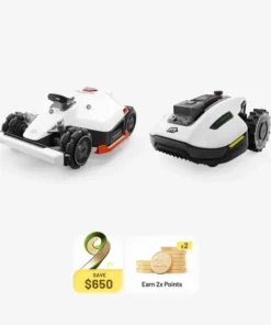 Alternative view of MAMMOTION LUBA 2 AWD 10000X Robot Lawn Mower. Multi-zone & No-go-zone Managements
