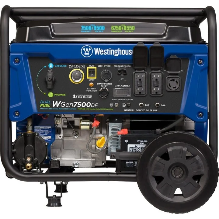 Westinghouse WGen7500DF Dual Fuel Portable Generators - Image 4