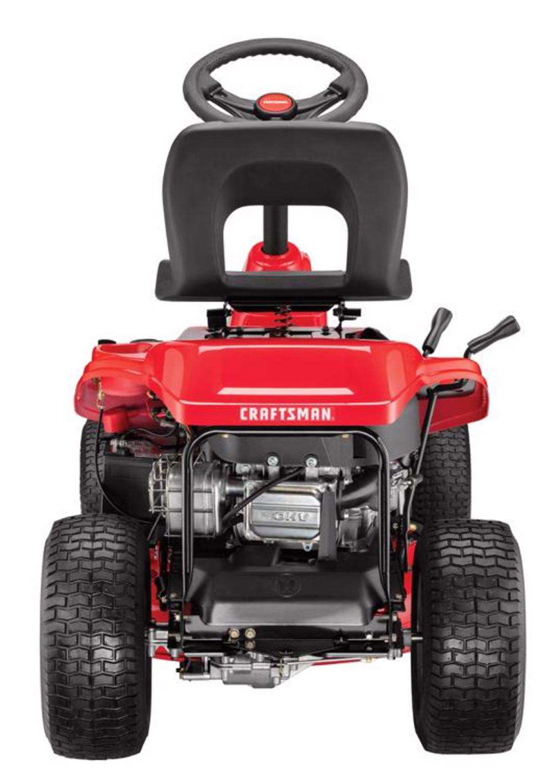CRAFTSMAN R110 | 30-in Riding Lawn Mower | 10.5-HP Briggs and Stratton Engine | 344cc - Image 3