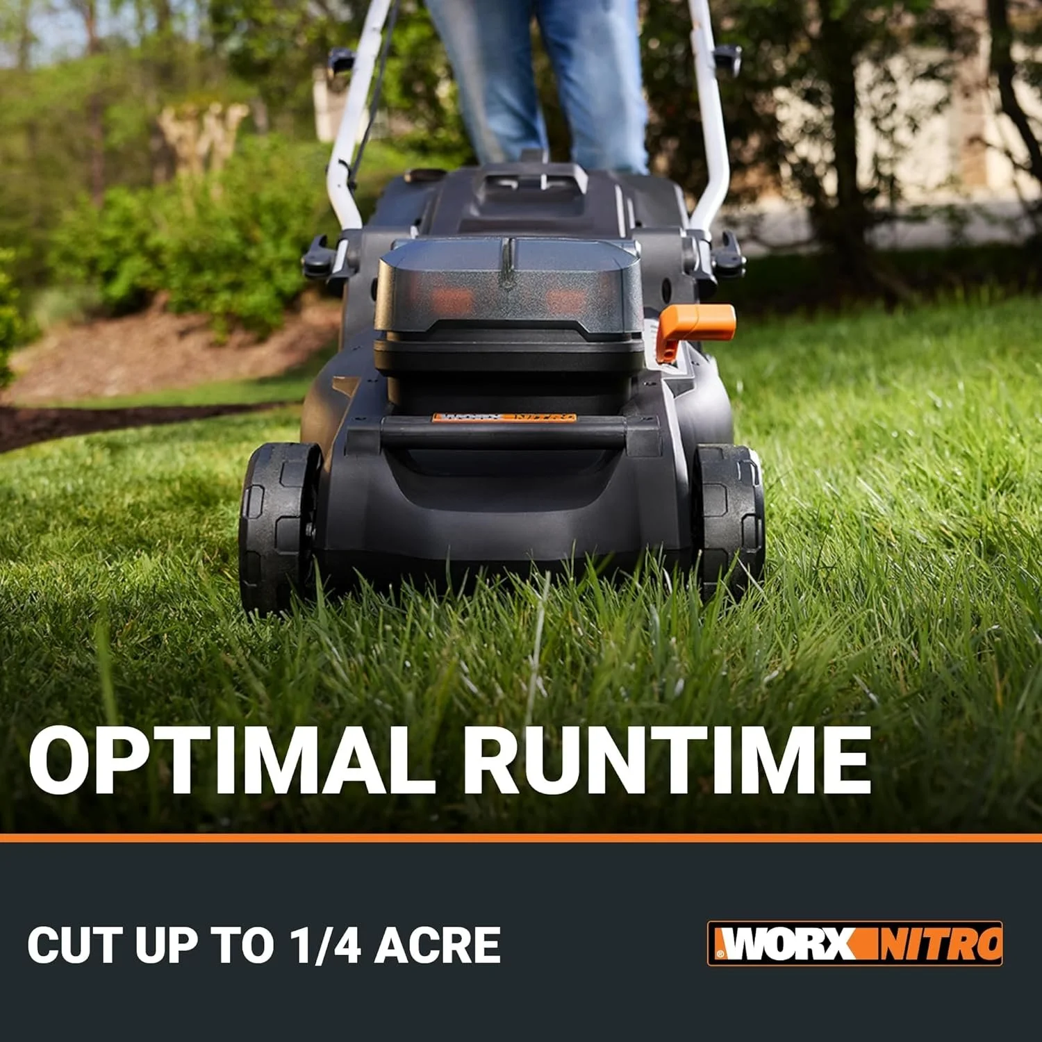 WORX Nitro 40V 16″ Cordless Lawn Mowers w/Brushless Motor 2.0 & Intellicut - Image 2