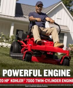 CRAFTSMAN Z5200 | 42 in Gas Zero-Turn Riding Lawn Mower | 20HP Kohler 7000 Twin-Cylinder Engine | High Back Seat (17RRFACS093) - Image 4