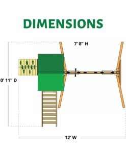 Basic Swing Set with Slide - Image 17