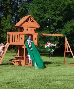 Alternative view of Woodland Swing Set