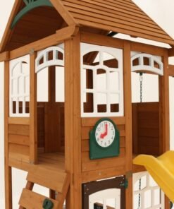 Alternative view of McKinley Swing Set – Installation Available