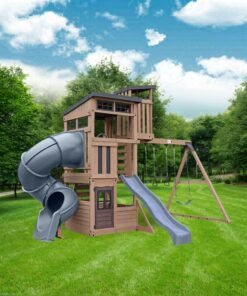 Skyline Lookout Wooden Outdoor Playset - Image 6