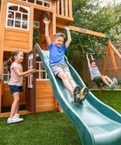 Alternative view of Ridgemoor Perch Swing Set – Installation Available