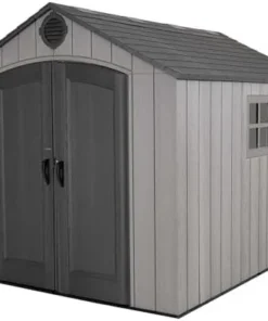 Lifetime Outdoor Storage Shed, 8 x 10 Foot, Grays