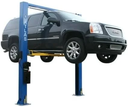 ATLAS Automotive Equipment 9OHSC-SS 2-Post Vehicle Overhead Lift, 11’9” Minimum Ceiling Height, 9,000lb Capacity, Clear Floor, 11’10” Height, 3-Stages Front and 2-Stage Rear Arms, for DIY/Hobbyists - Image 4