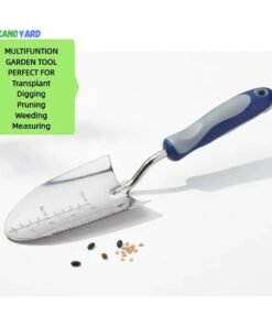 Alternative view of Kanoyard Stainless Steel Trowel with Measuring Scale