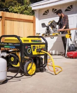 Champion 11,500/9,200-Watt Tri-Fuel Home Backup Portable Generators. - Image 6