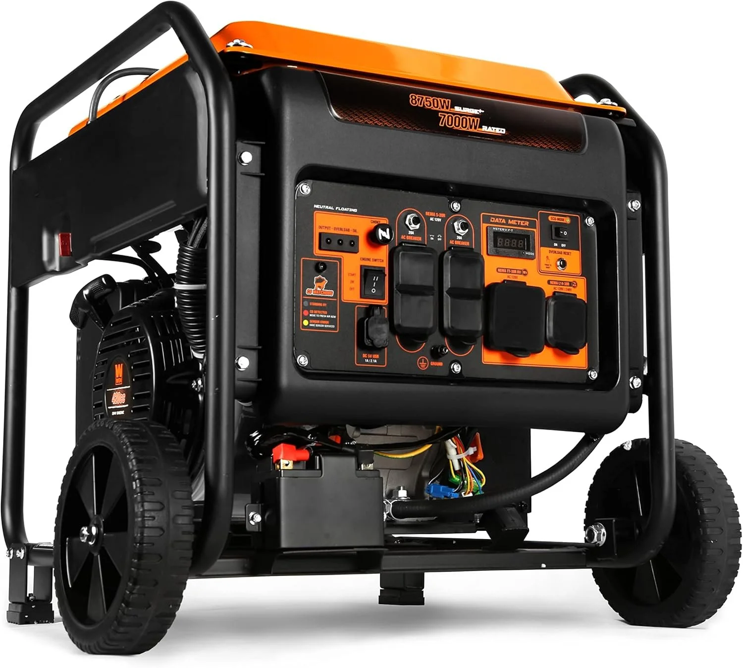 WEN DF875iX 8750-Watt RV and Transfer-Switch-Ready 120V/240V Duals. - Image 6