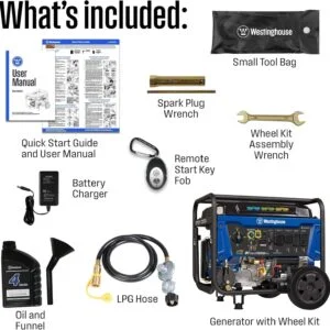 Westinghouse 14,500 Watt Tri-Fuel Portable Generators. - Image 3