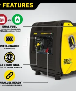 Champion 200994 3650/4650W Dual Fuel Inverter Generators. - Image 5