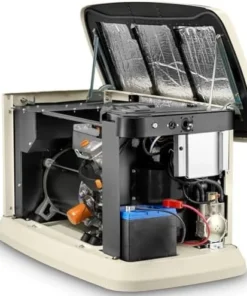 Generac Guardian 22kW Home Standby Generator with 200 Amp Transfer Switch, Durable All Aluminum, WiFi Enabled with G-Force Engine, Easy to Use, Whole House Powers Backups, Smart Outage Solution – Bisque - Image 2