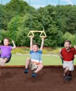 Alternative view of Backyard Discovery Caribbean Swing Set