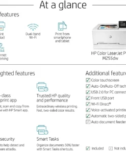 Alternative view of Hp Color Laserjet Pro M255dw Wireless Laser Printers