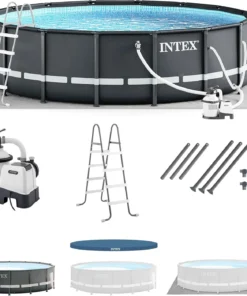 Intex Ultra XTR 14 ft. Round 42 in. Deep Soft Sided Above Ground Swimming Pools - Image 4
