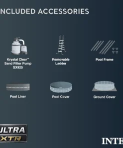 Alternative view of Intex Ultra XTR 14 ft. Round 42 in. Deep Soft Sided Above Ground Swimming Pools