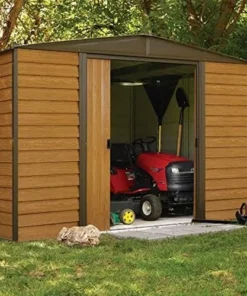 Alternative view of Arrow WR1012 Woodridge EG Steel Storage Shed, 10 by 12-Feets