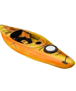 Sun Dolphin Simcoe 10.4, Sit-in Recreational Kayaks with Paddle, Tequila Sunrise - Image 4