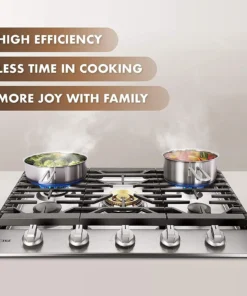 Fotile 30″ Tri-Ring Gas Cooktops GLS30501 - Image 4