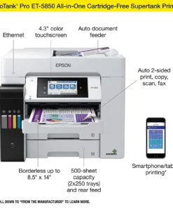 Epson EcoTank Pro ET-5850 Color Lasers - Image 3