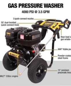 Alternative view of DeWalt 4000 PSI 3.5 GPM Cold Water Gas Pressure Washers