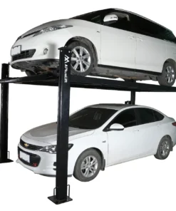 APlusLift HW-8S 8000LB 4-Posts Portable Storage Service Car Lift / 3 Year Warranty