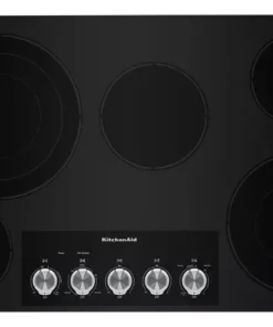 KitchenAid 36″ Electric Cooktops with 5 Elements and Knob Controls